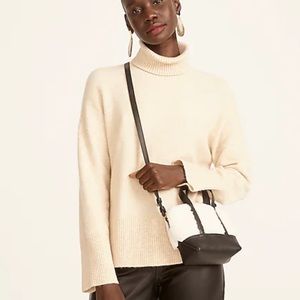 J. Crew | Turtleneck Sweater in Supersoft Yarn, Size Small, Cream